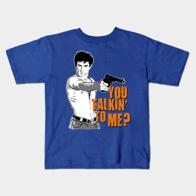 You talkin' to me? Kids T-Shirt by maxsax